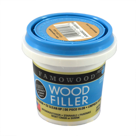 ECLECTIC PRODUCTS 1/4 Pt Golden Oak Famowood Water-Based Latex Wood Filler 40042152
